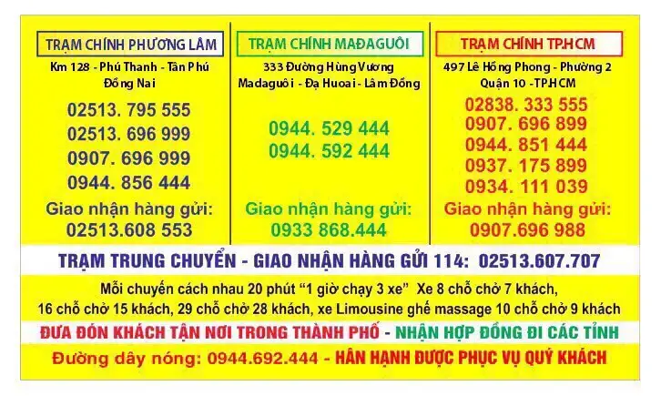 Nhà xe thiên phát đạt limousine